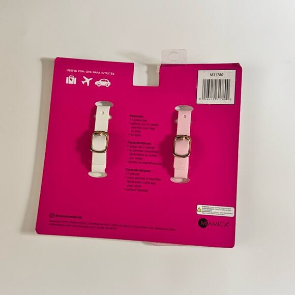 MI AMICA Newly Wed Flight Luggage Tags for Couple  NWT - Picture 6 of 11